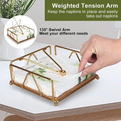 Modern Iron Napkin Holder - Design for Kitchen & Dining Table